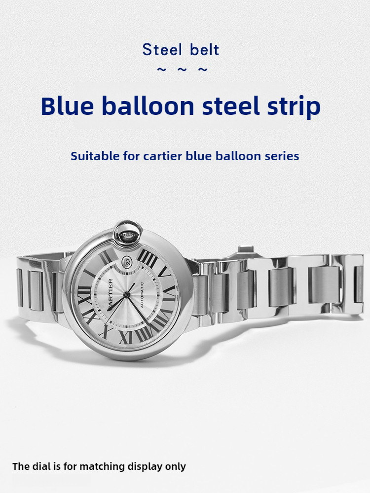 Cartier Watch Ballon Bleu - Das Edelstahl-Uhrenarmband eignet sich für die