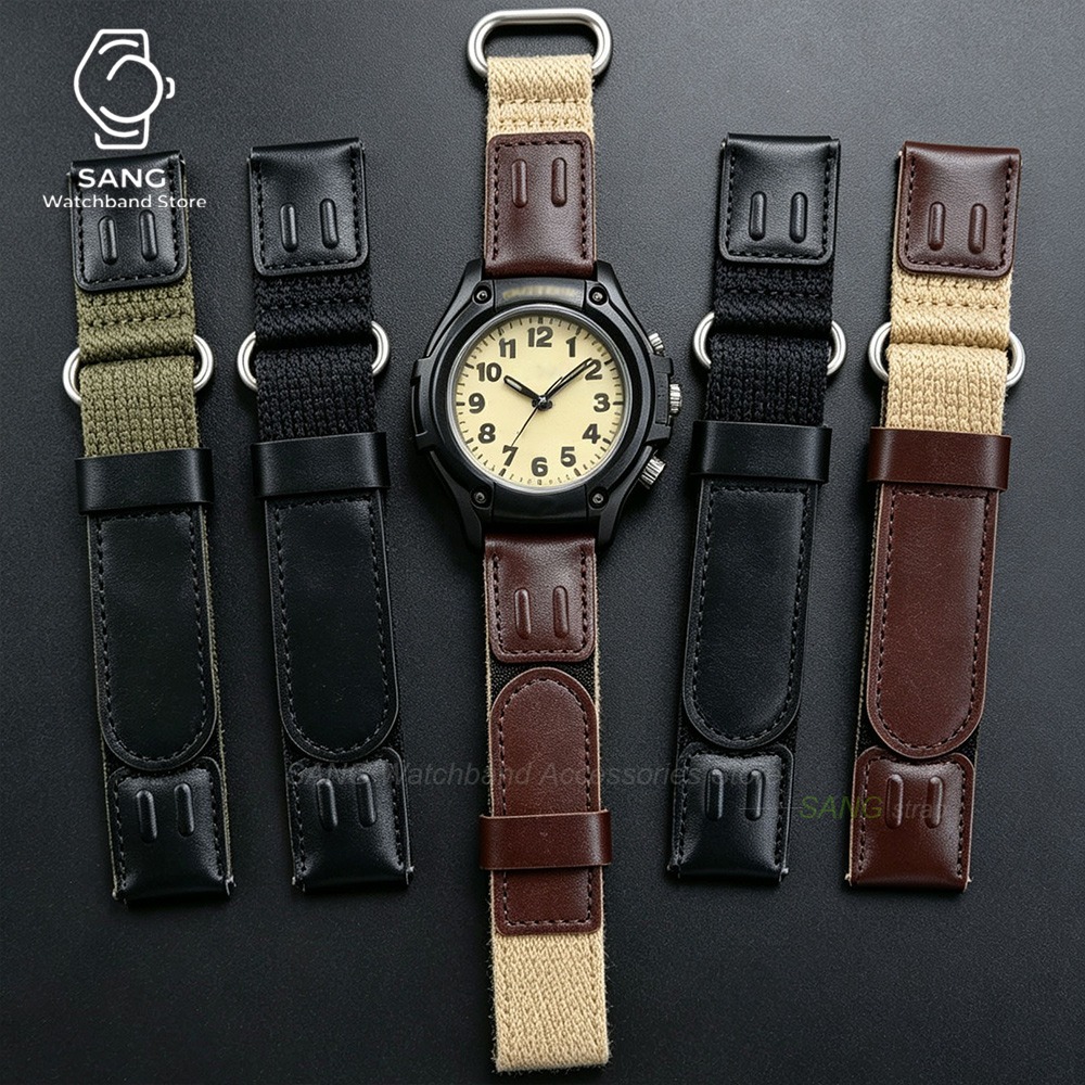 Tropic Strap Vintage - 19mm 20mm 22mm Schnellverschluss-Nylon-Uhrenarmbänder Vintage-Lederarmband Universelles