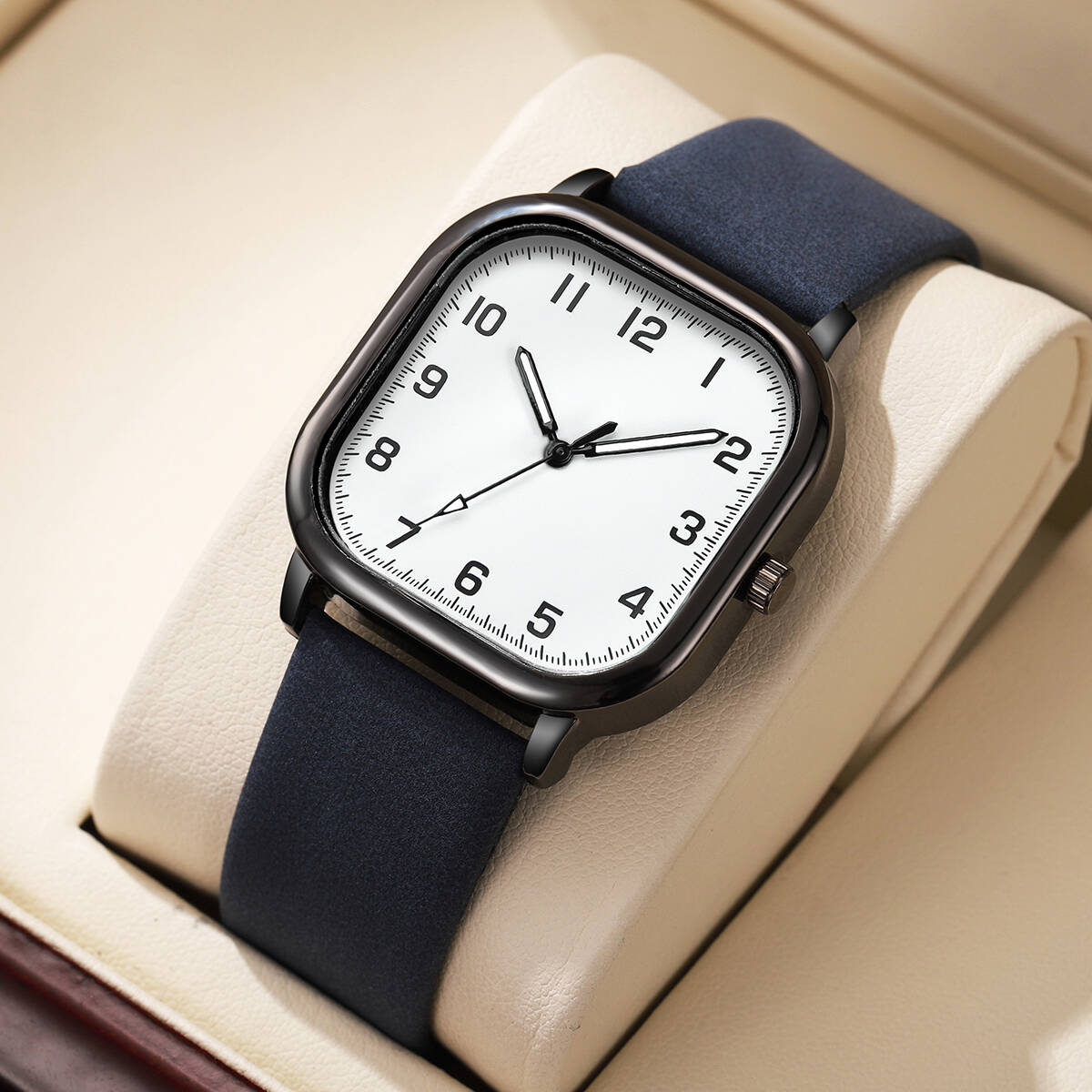 Mode Männer Business Uhren Ein – Leather Watch Band Men Bewertung und Preis