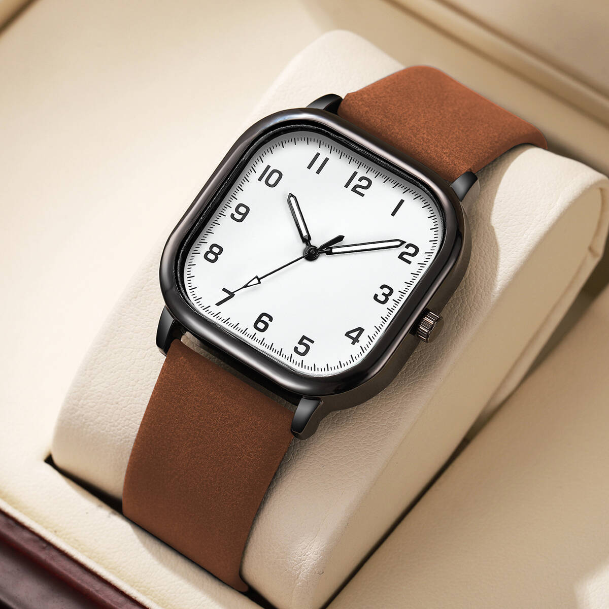 Mode Männer Business Uhren Ein – Leather Watch Band Men Bewertung und Preis