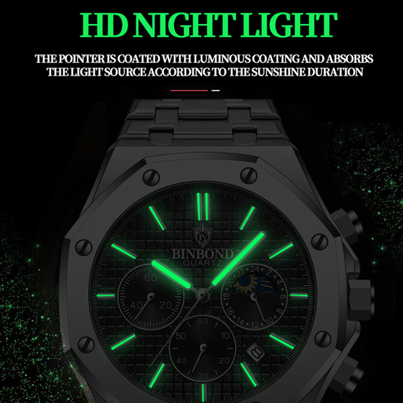 BINBOND Qualität Männer Uhr Lu – Patek Philippe Watch Nautilus Bewertung und Preis