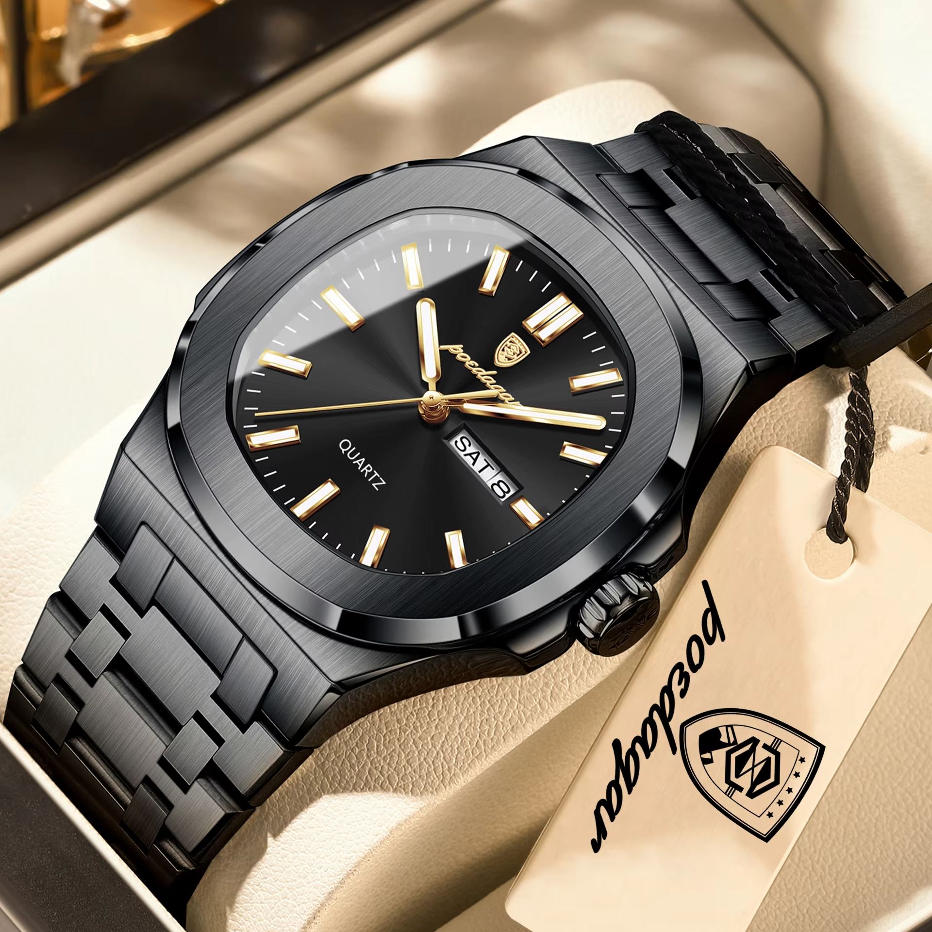POEDAGAR Quadratische Luxus-He – Patek Philippe Watch Nautilus Bewertung und Preis